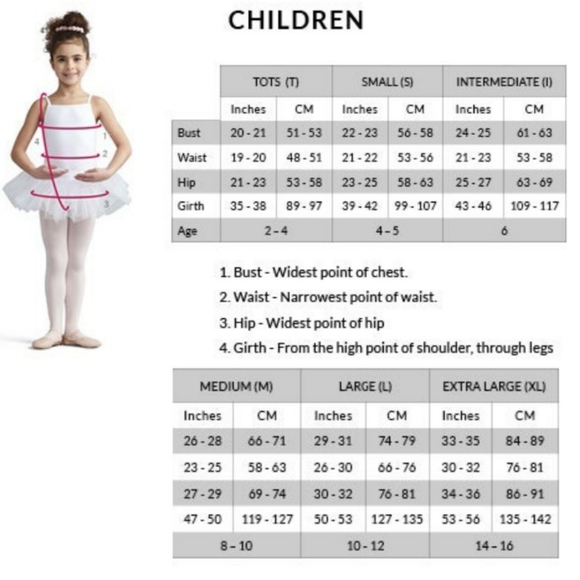 Capezio Puff Sleeve Leotard #3990C - Picture 8 of 8